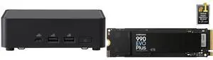 Mini-PC SSD Combo -  ASUS RNUC14RVKU50000UI Bundle with  SAMSUNG MZ-V9S4T0B/AM