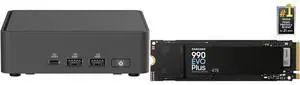 Mini-PC SSD Combo -  ASUS RNUC15CRKC50000U Bundle with  SAMSUNG MZ-V9S4T0B/AM