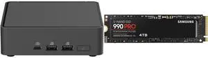 Mini-PC SSD Combo -  ASUS RNUC15CRKU70000U Bundle with  SAMSUNG MZ-V9P4T0B/AM