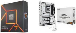 AMD Ryzen 7 7700X 8-Core 4.5 GHz + ASUS B850 MAX GAMING WIFI W AM5