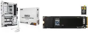 Motherboard SSD Combo - ASUS B850 MAX GAMING WIFI W Bundle with SAMSUNG MZ-V9S1T0B/AM Motherboard SSD Combo - ASUS B850 MAX GAMING WIFI W Bundle with SAMSUNG MZ-V9S1T0B/AM