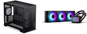 Computer Case CPU Cooler Combo -  Phanteks PH-XT325M_DBK01 Bundle with  Phanteks PH-GO360M25G2_DBK02