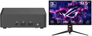 Mini-PC Monitor Combo -  ASUS RNUC15CRKU50000U Bundle with  ASUS PG32UCDM