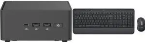 Mini-PC Keyboard Combo -  ASUS RNUC15CRHU50000U Bundle with  Logitech 920-010909
