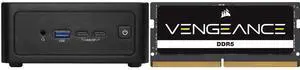 ASRock Industrial 4X4 BOX-AI350 Barebone Systems- Mini-PC (AMD Ryzen™ AI 7 350 (Kraken Point APU), DDR5 5600, support Quad-Display, USB4, Fanned BOX) Single Unit - Memory and Storage Sold Separately CORSAIR Vengeance 32GB 262-Pin DDR5 SO-DI