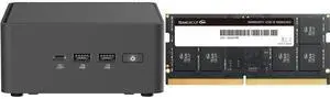 ASUS NUC 15 Pro RNUC15CRHU50000U Black Barebone Mini-PC System + Laptop Memory