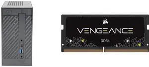 Mini / Booksize Barebone System + CORSAIR Vengeance 16GB 260-Pin DDR4 SO-DIMM