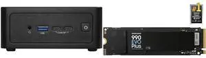 ASRock Industrial NUC BOX-225H Black Mini-PC Barebone SAMSUNG 990 EVO PLUS SSD 1TB, PCIe Gen 4x4 | Gen 5x2 M.2 2280, Speeds Up-to 7,150 MB/s, Upgrade Storage for PC/Laptops, HMB Technology and Intelligent Turbowrite 2.0 (MZ-V9S1T0B/AM)