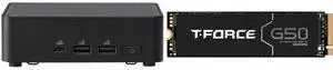 Mini-PC SSD Combo -  ASUS RNUC14RVKU70000UI Bundle with  Team Group TM8FFE002T0C129