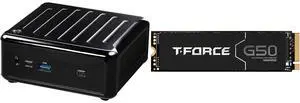 ASRock 4x4 BOX-7840U DDR5 2.5 Gigabit LAN Barebone System Team Group T-FORCE G50 M.2 2280 1TB PCIe 4.0 x4 with NVMe 1.4 TLC Internal Solid State Drive (SSD) TM8FFE001T0C129