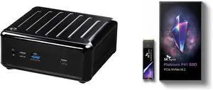 ASRock 4x4 BOX-7840U DDR5 2.5 Gigabit LAN Barebone System SK hynix Platinum P41 M2 SSD 1TB, M.2 2280 NVME PCIe Gen4.0 Internal SSD  l Up to 7,000MB/S l with 176-Layer NAND Flash
