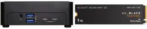 ASRock Industrial NUCS BOX-255H Black Mini-PC Barebone WD_BLACK SN7100 M.2 2280 1TB PCI-Express 4.0 x4 TLC 3D NAND Internal Solid State Drive (SSD) WDS100T4X0E