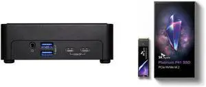 ASRock Industrial NUCS BOX-155H Slim Type Fanned Barebone SK hynix Platinum P41 M2 SSD 1TB, M.2 2280 NVME PCIe Gen4.0 Internal SSD  l Up to 7,000MB/S l with 176-Layer NAND Flash