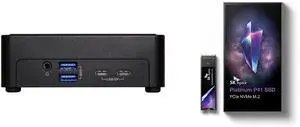 ASRock Industrial NUCS BOX-155H Slim Type Fanned Barebone SK hynix Platinum P41 M2 SSD 2TB, M.2 2280 NVME PCIe Gen4.0 Internal SSD  l Up to 7,000MB/S l with 176-Layer NAND Flash