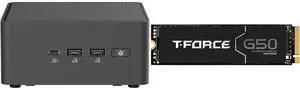 Mini-PC SSD Combo -  ASUS RNUC15CRHU70000U Bundle with  Team Group TM8FFE001T0C129