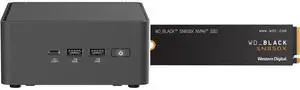 Mini-PC SSD Combo -  ASUS RNUC15CRHU50000U Bundle with  SanDisk WDS200T2X0E