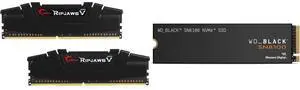 Memory SSD Combo -  G.SKILL F4-3200C16D-32GVK Bundle with  SanDisk WDS400T1X0M