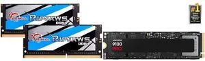 Memory SSD Combo - G.SKILL F4-3200C22D-32GRS Bundle with SAMSUNG MZ-VAP4T0B/AM Memory SSD Combo - G.SKILL F4-3200C22D-32GRS Bundle with SAMSUNG MZ-VAP4T0B/AM