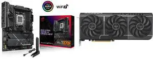 Motherboard GPU Combo -  ASUS ROG STRIX X870E-H GAMING WIFI7 Bundle with  ASUS PRIME-RX9060XT-O8G