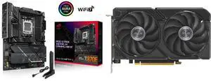 Motherboard GPU Combo -  ASUS ROG STRIX X870E-H GAMING WIFI7 Bundle with  ASUS DUAL-RX9060XT-16G