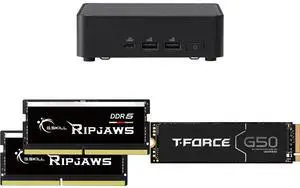 ASUS NUC 14 Pro Intel Core Ultra 5 125H RNUC14RVKU50000UI (NPU Support) Slim PC Barebone W/ 2x DDR5 SO-Dimm Slots, US cord, Single Unit - Memory and Storage Sold Separately G.SKILL Ripjaws SO-DIMM 32GB (2 x 16GB) 262-Pin DDR5 SO-DIMM DDR5 5 ASUS NUC 14 Pro Intel Core Ultra 5 125H RNUC14RVKU50000UI (NPU Support) Slim PC Barebone W/ 2x DDR5 SO-Dimm Slots, US cord, Single Unit - Memory and Storage Sold Separately G.SKILL Ripjaws SO-DIMM 32GB (2 x 16GB) 262-Pin DDR5 SO-DIMM DDR5 5