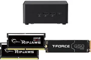ASUS NUC 14 Pro RNUC14RVHU50000UI Tall Barebone Kit w/ Intel 14th Gen Core Ultra 5 125H (NPU Support) Triple storage Design, Thunderbolt™ 4,Wi-Fi 6E & Bluetooth 5.3-Memory and Storage Sold Separately G.SKILL Ripjaws SO-DIMM 32GB (2 x 16GB) ASUS NUC 14 Pro RNUC14RVHU50000UI Tall Barebone Kit w/ Intel 14th Gen Core Ultra 5 125H (NPU Support) Triple storage Design, Thunderbolt™ 4,Wi-Fi 6E & Bluetooth 5.3-Memory and Storage Sold Separately G.SKILL Ripjaws SO-DIMM 32GB (2 x 16GB)