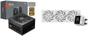 PCCOOLER CPS KN850 Fully Modular Power Supply, 80 PLUS Gold 850W PSU, Native 12V-2x6 Connector, ATX 3.1 & PCIe 5.1 Ready, Dual CPU Power Cables, 105°C Rated Japanese Capacitors, P3-KN850-G1F PCCOOLER CPS DS360 Display AIO CPU Liquid Cooler, PCCOOLER CPS KN850 Fully Modular Power Supply, 80 PLUS Gold 850W PSU, Native 12V-2x6 Connector, ATX 3.1 & PCIe 5.1 Ready, Dual CPU Power Cables, 105°C Rated Japanese Capacitors, P3-KN850-G1F PCCOOLER CPS DS360 Display AIO CPU Liquid Cooler,