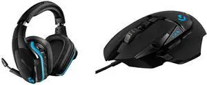 Gaming Headsets Gaming Mouse Combo -  Logitech 981-000742 Bundle with  Logitech 910-005469