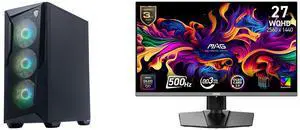 Desktop Monitor Combo -  MSI Codex Z2 B7NVM-442US Bundle with  MSI MAG 272QP QD-OLED X50