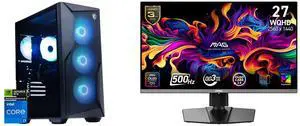Desktop Monitor Combo -  MSI Codex R2 B14NVN7-440US Bundle with  MSI MAG 272QP QD-OLED X50