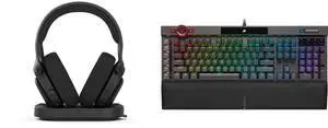 Gaming Headsets Gaming Keyboard Combo -  Fractal Design FD-HS-SCA1-01 Bundle with  Corsair CH-912A01A-NA