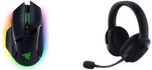 Razer Basilisk V3 Pro Customizable Wireless Gaming Mouse with Razer HyperScroll Tilt Wheel Razer Barracuda X Wireless Multi-platform Gaming and Mobile Headset - Black