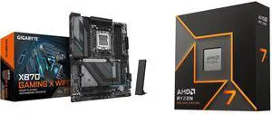 Motherboard CPU Combo -  GIGABYTE X870 GAMING X WIFI7 Bundle with  AMD 100-100001404WOF