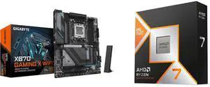 Motherboard CPU Combo -  GIGABYTE X870 GAMING X WIFI7 Bundle with  AMD 100-100001084WOF