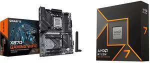 Motherboard CPU Combo -  GIGABYTE X870 GAMING WIFI6 Bundle with  AMD 100-100001404WOF