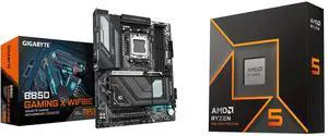 Motherboard CPU Combo -  GIGABYTE B850 GAMING X WIFI6E Bundle with  AMD 100-100001405WOF