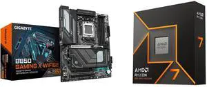 Motherboard CPU Combo -  GIGABYTE B850 GAMING X WIFI6E Bundle with  AMD 100-100001404WOF