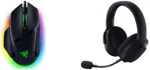 Razer Basilisk V3 Customizable Ergonomic Gaming Mouse: Fastest Gaming Mouse Switch - Chroma RGB Lighting - 26K DPI Optical Sensor - 11 Programmable Buttons - HyperScroll Tilt Wheel - Classic Black Razer Barracuda X Wireless Multi-platform G
