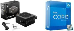 PSU CPU Combo -  MSI MAG A650BN Bundle with  Intel BX8071512600K