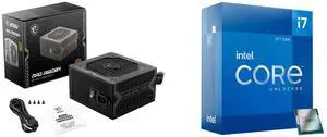 PSU CPU Combo -  MSI MAG A650BN Bundle with  Intel BX8071512700K