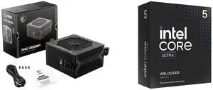 PSU CPU Combo -  MSI MAG A650BN Bundle with  Intel BX80768245KF