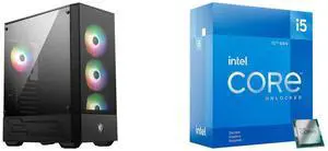 Computer Case CPU Combo -  MSI MAG FORGE 112R Bundle with  Intel BX8071512600KF
