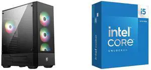 Computer Case CPU Combo -  MSI MAG FORGE 112R Bundle with  Intel BX8071514600K