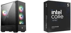Computer Case CPU Combo -  MSI MAG FORGE 112R Bundle with  Intel BX80768245K