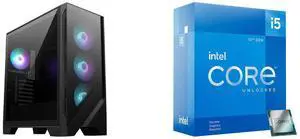 Computer Case CPU Combo -  MSI MAG FORGE 321R AIRFLOW Bundle with  Intel BX8071512600KF