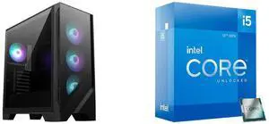 Computer Case CPU Combo -  MSI MAG FORGE 321R AIRFLOW Bundle with  Intel BX8071512600K