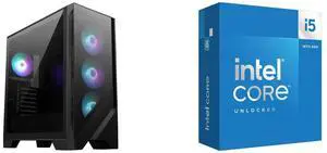 Computer Case CPU Combo -  MSI MAG FORGE 321R AIRFLOW Bundle with  Intel BX8071514600K