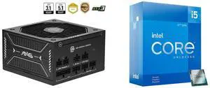 PSU CPU Combo -  MSI MAG A650GLS PCIE5 Bundle with  Intel BX8071512600KF
