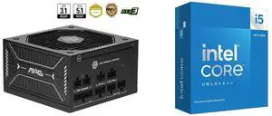 PSU CPU Combo -  MSI MAG A650GLS PCIE5 Bundle with  Intel BX8071514600KF
