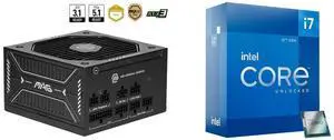 PSU CPU Combo -  MSI MAG A650GLS PCIE5 Bundle with  Intel BX8071512700K